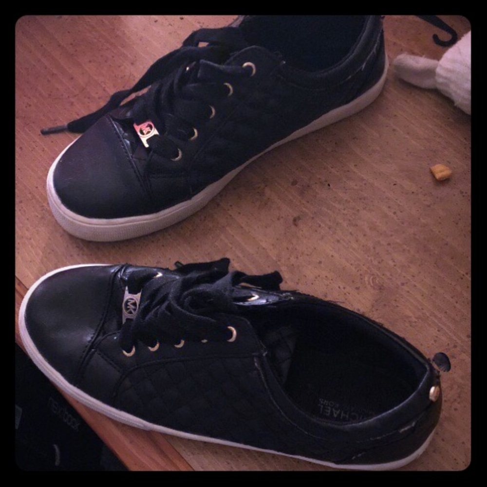 Michael Kors Black And White Shoes